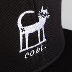 Kay Kay Cool Cat Snapback Şapka - siyah