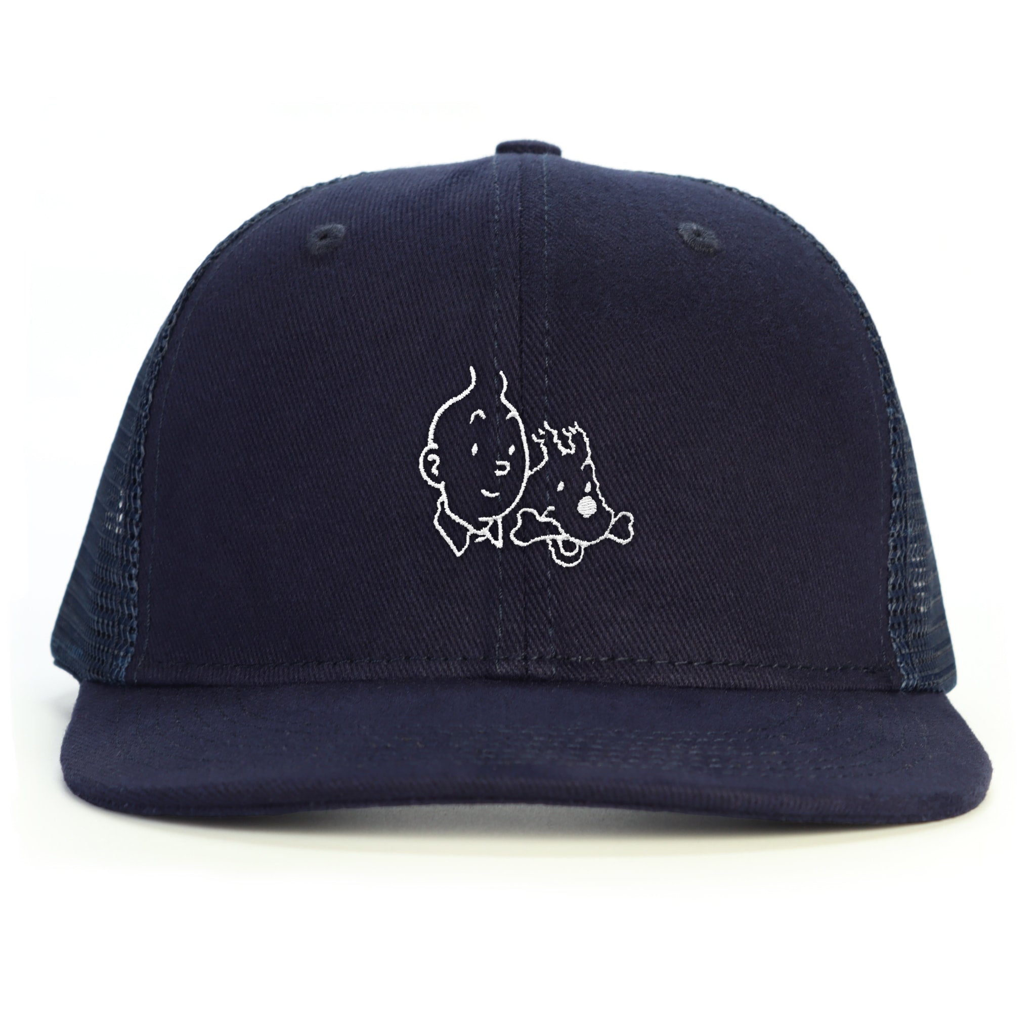 Tin Tin ve Milu Snapback Şapka - lacivert