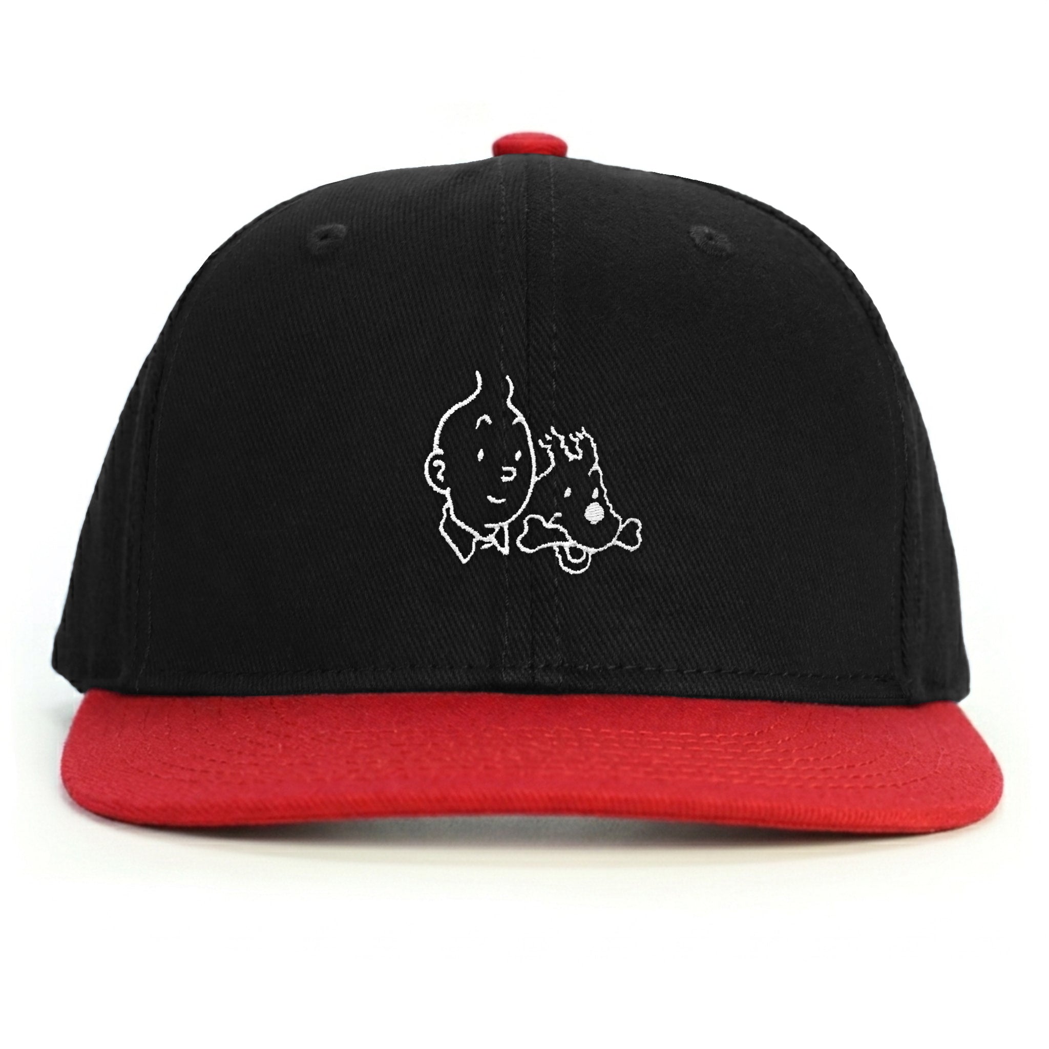 Tin Tin ve Milu Snapback Şapka - kırmızı