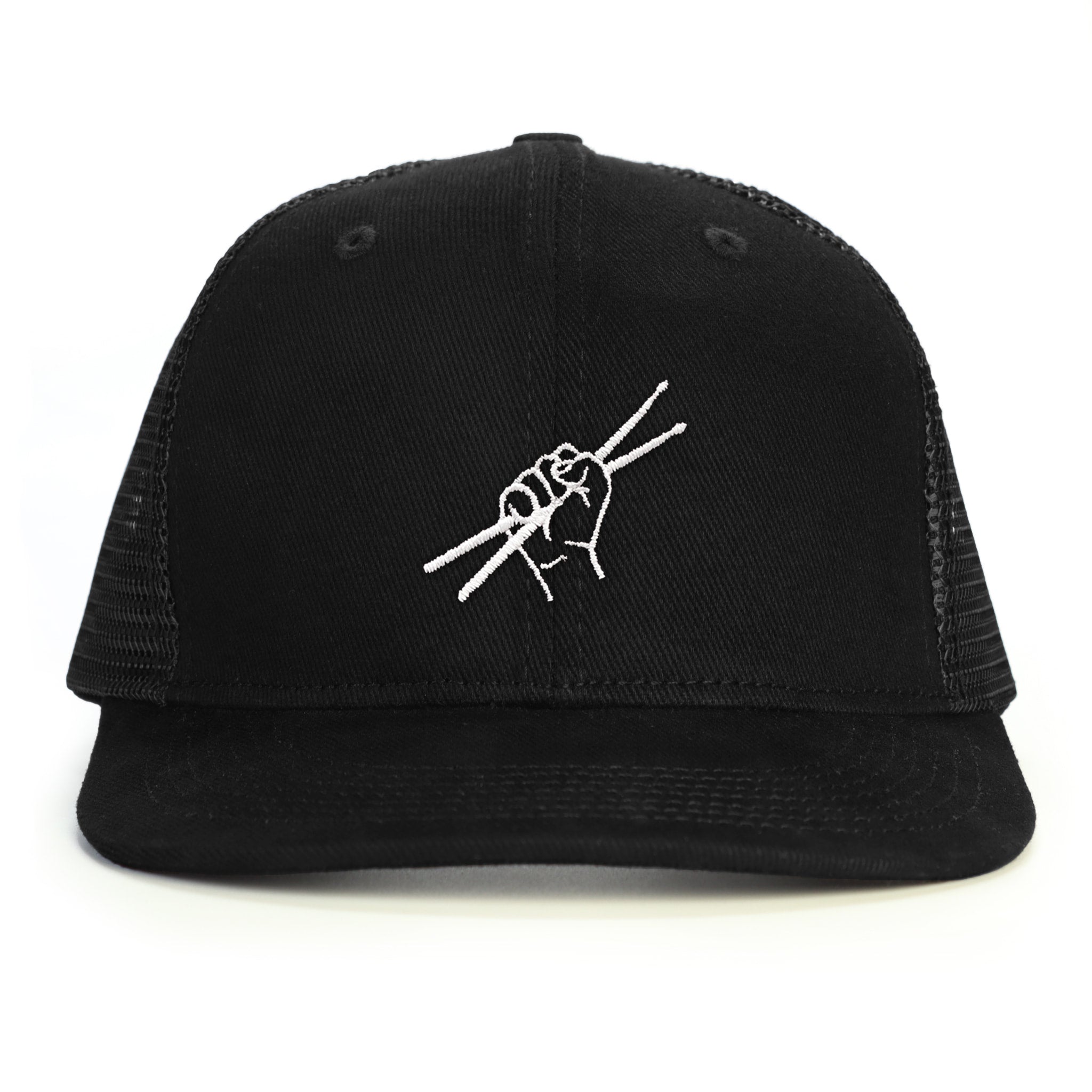 Baterist Drumsticks Snapback Şapka - siyah