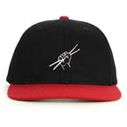 Baterist Drumsticks Snapback Şapka - kırmızı