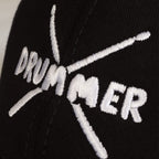Baterist Drummer Baseball Şapka - siyah