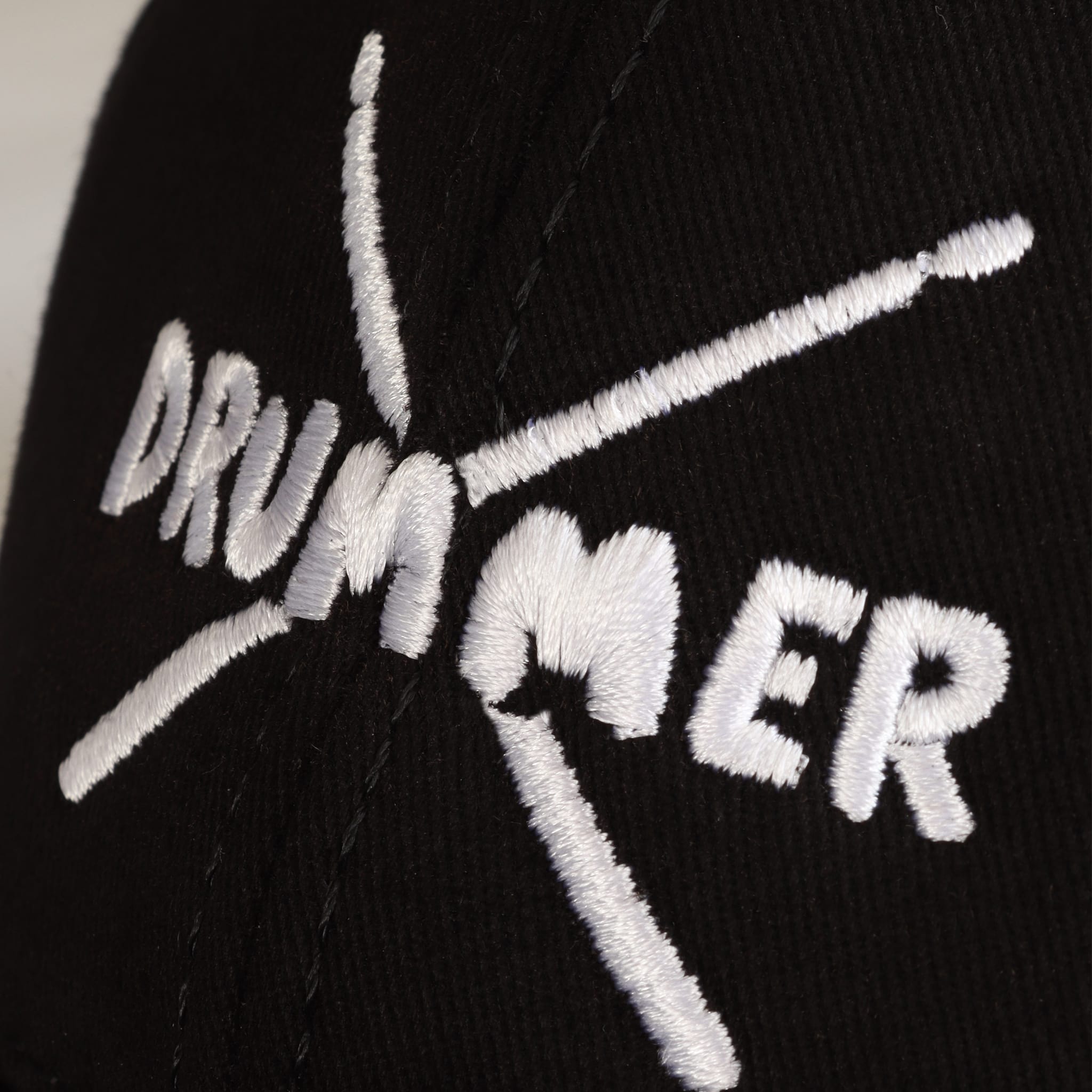 Baterist Drummer Baseball Şapka - siyah