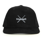 Baterist Drummer Snapback Şapka - siyah
