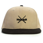 Baterist Drummer Snapback Şapka - bej