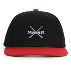 Baterist Drummer Snapback Şapka - kırmızı
