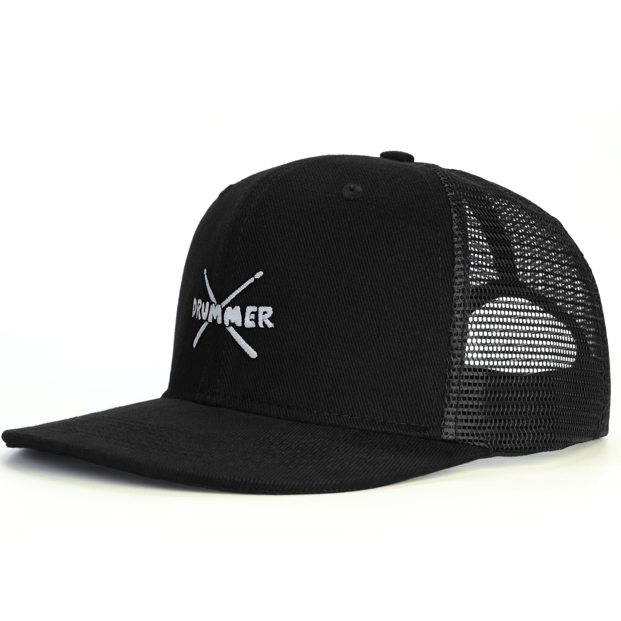 Baterist Drummer Snapback Şapka - siyah