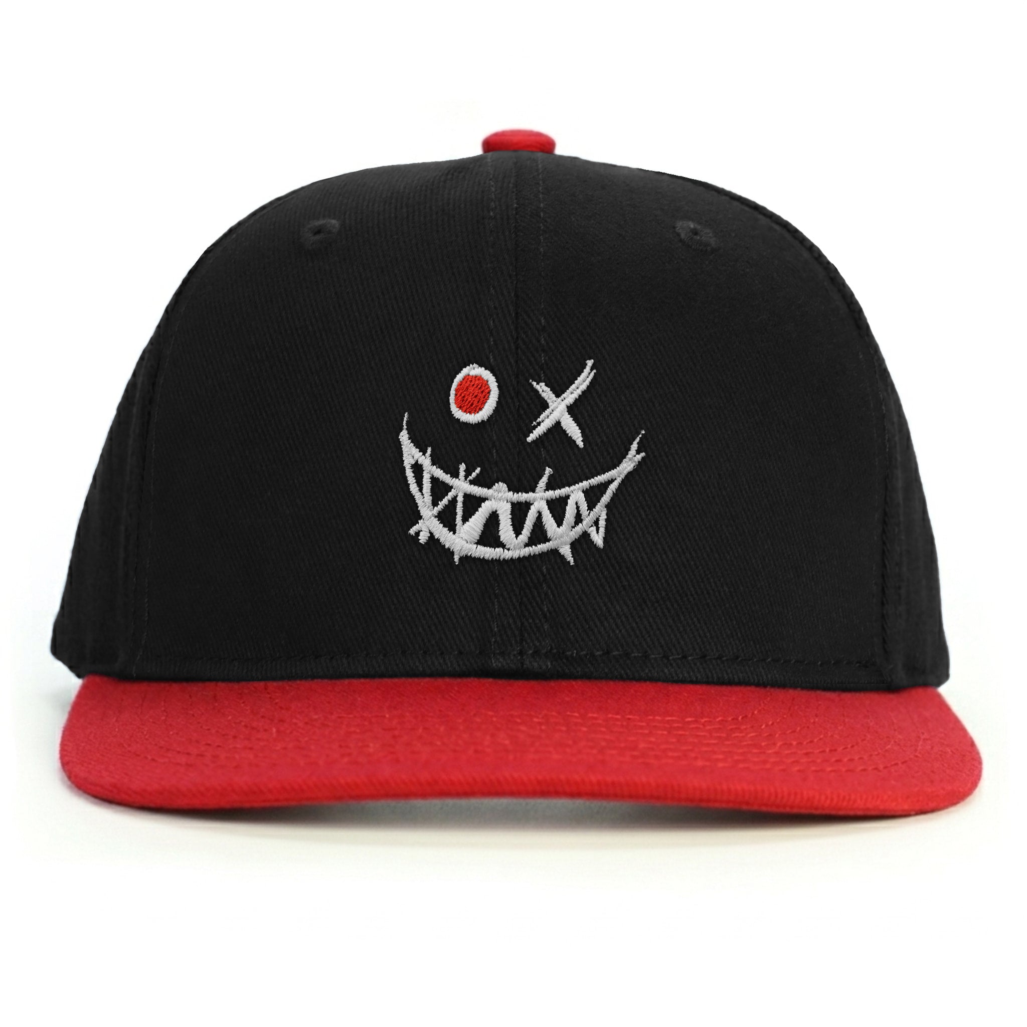 XO Smile Snapback Şapka - kırmızı