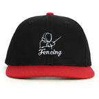 Eskrim Snapback Şapka - kırmızı