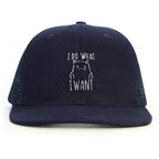 Asabi Cool Kedi Snapback Şapka - lacivert