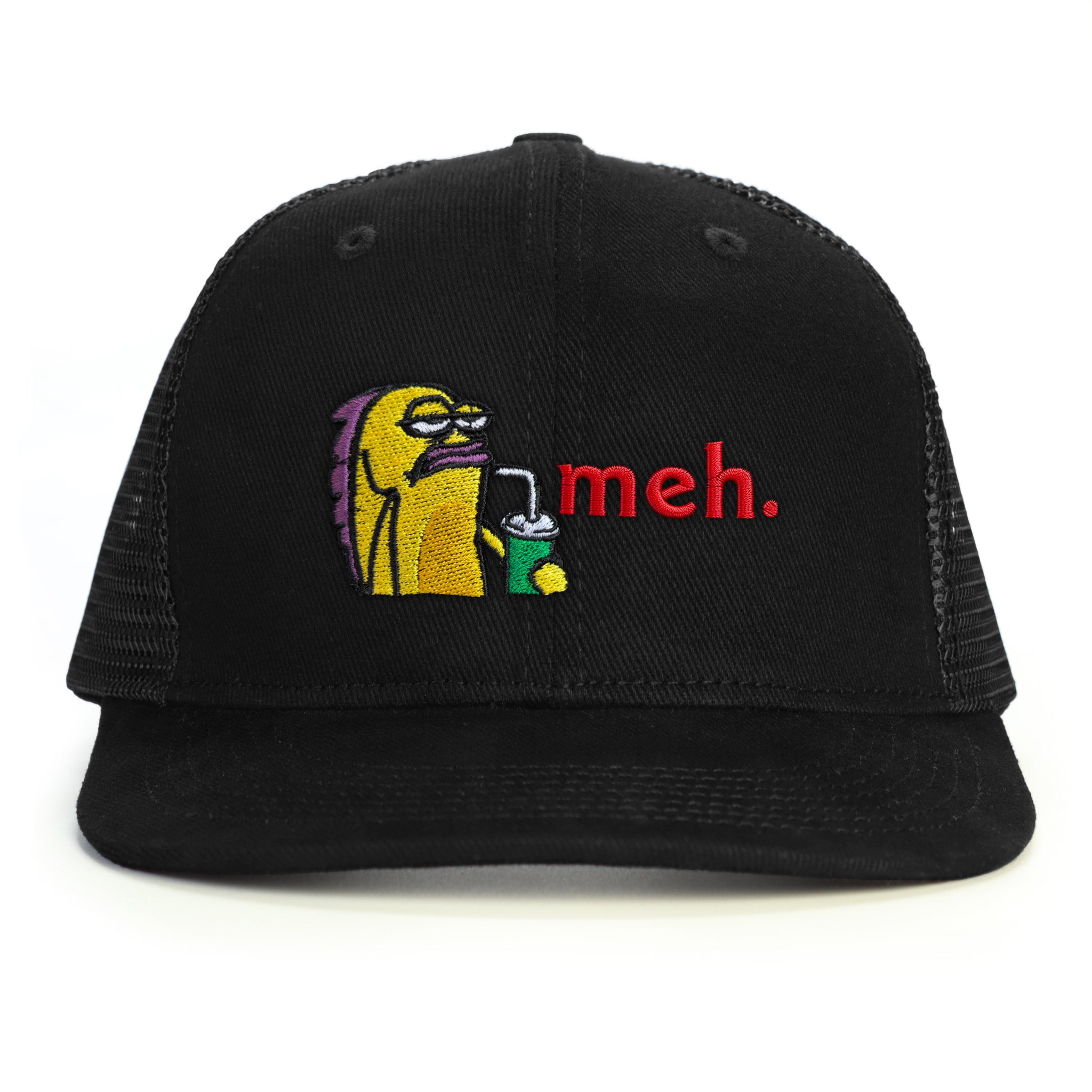 Spongebob Meh Snapback Şapka - siyah