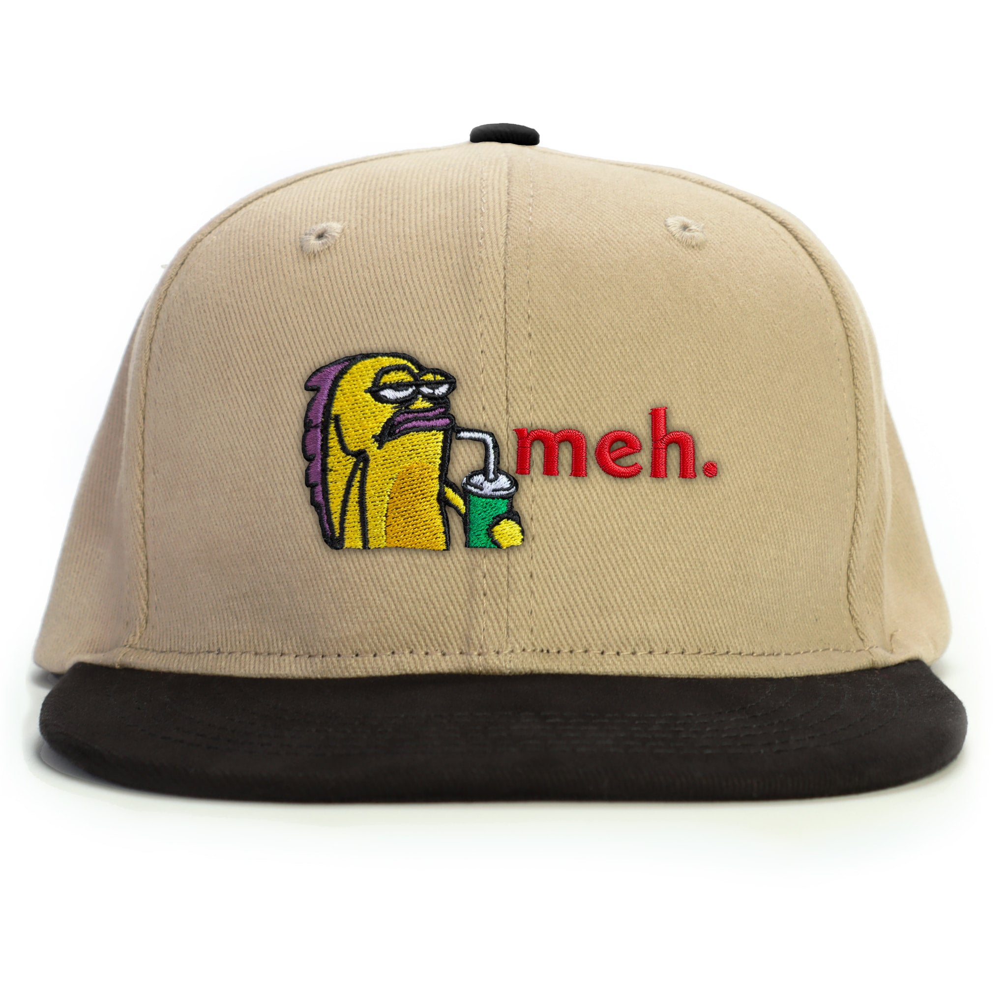 Spongebob Meh Snapback Şapka - bej