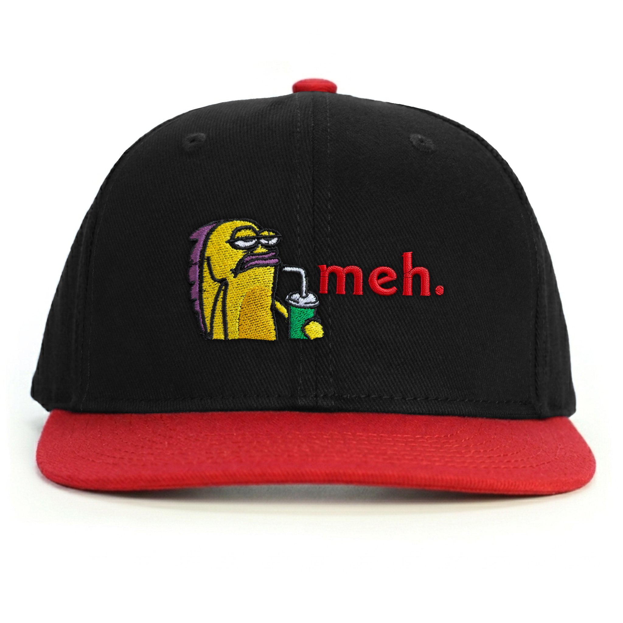 Spongebob Meh Snapback Şapka - kırmızı