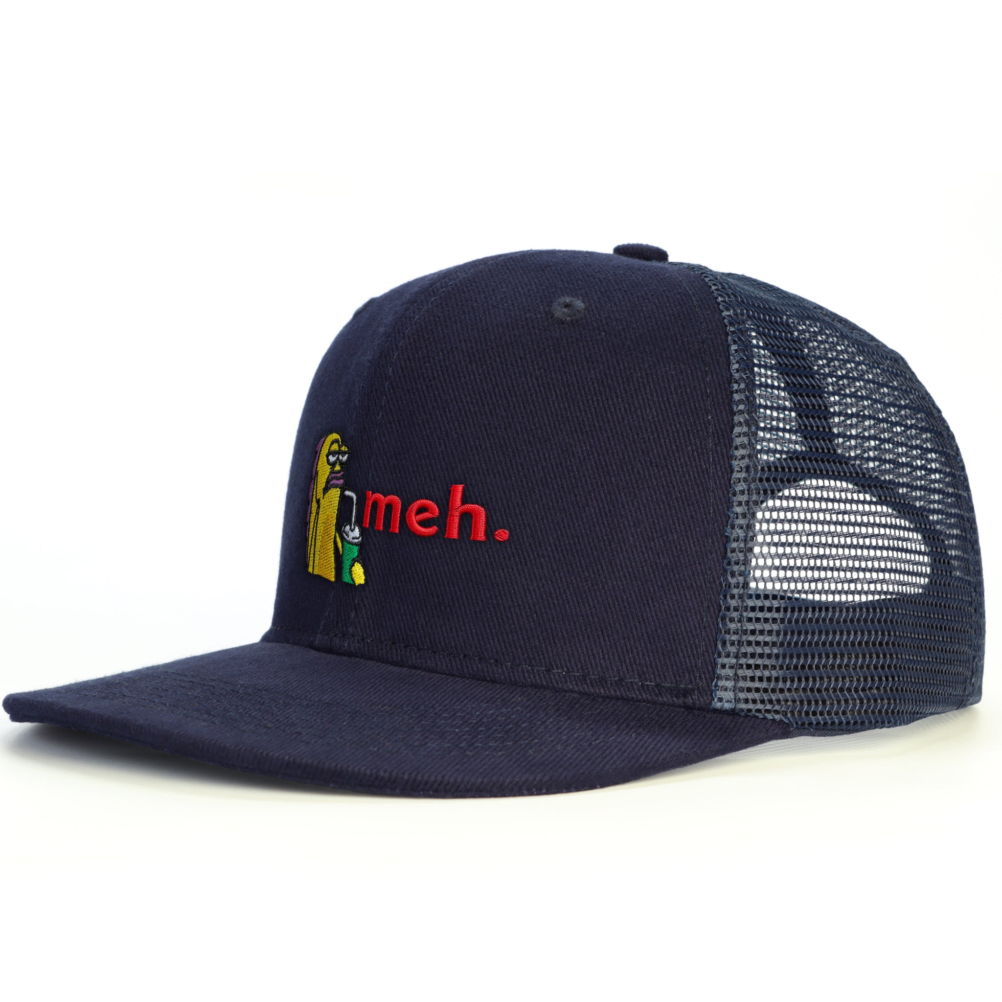 Spongebob Meh Snapback Şapka - lacivert