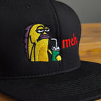 Spongebob Meh Snapback Şapka - siyah