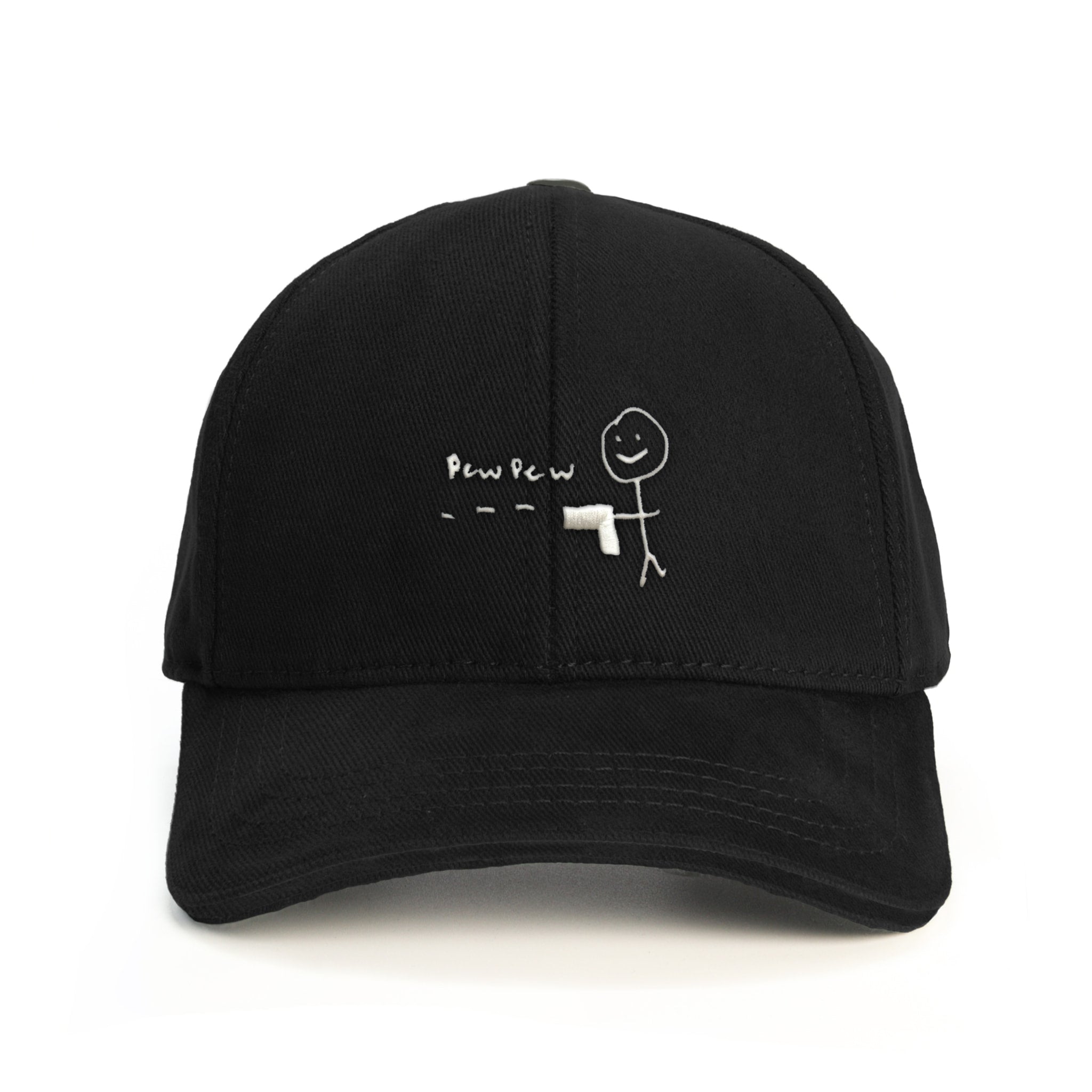 Pew Pew Baseball Şapka - siyah