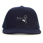 Pew Pew Snapback Şapka - lacivert