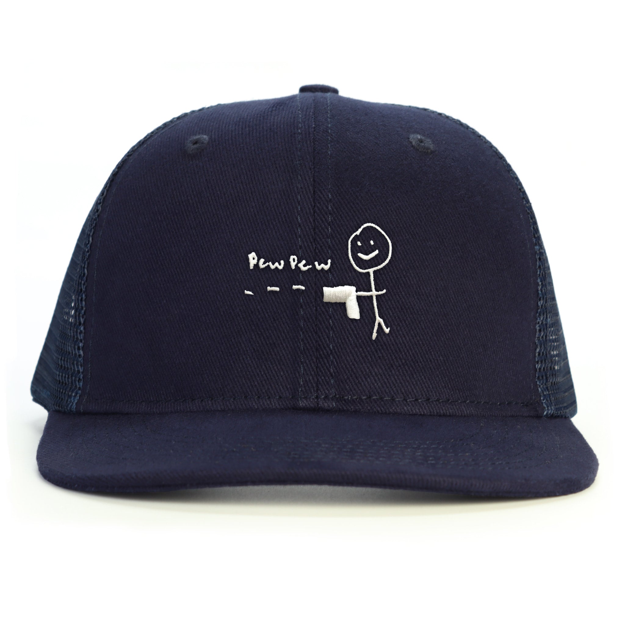 Pew Pew Snapback Şapka - lacivert