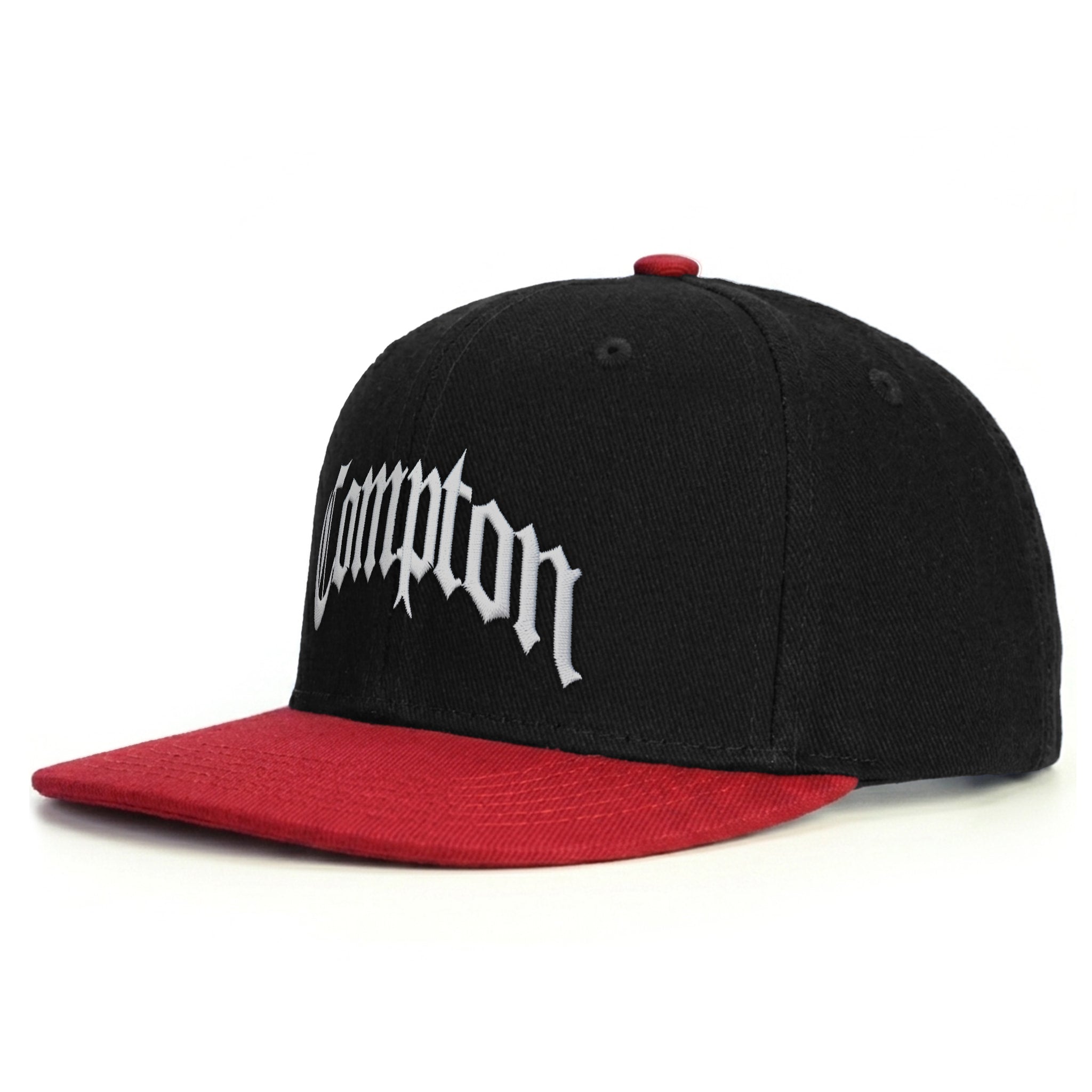 COMPTON Snapback Şapka - kırmızı