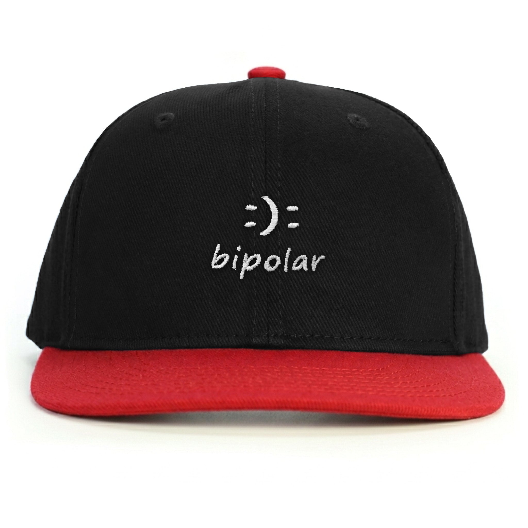 Bi Polar Snapback Şapka - kırmızı