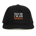Mühendis Cool Snapback Şapka - siyah