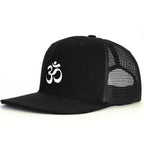 Yaşam Simgesi OM Snapback Şapka - siyah