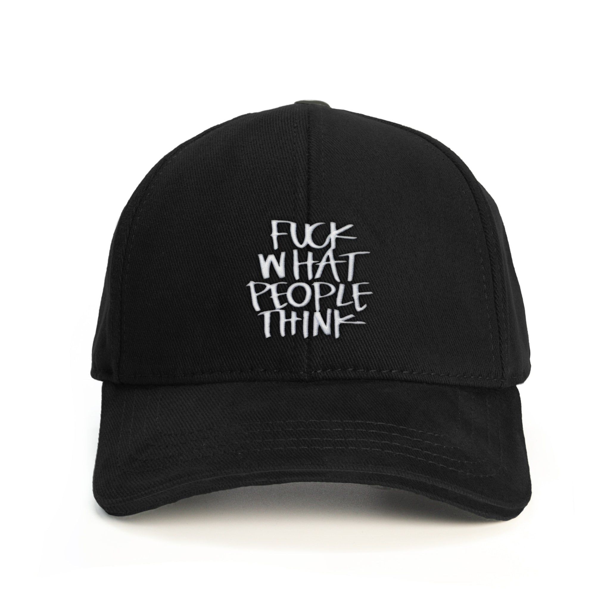 Fuck What People Think Baseball Şapka - siyah