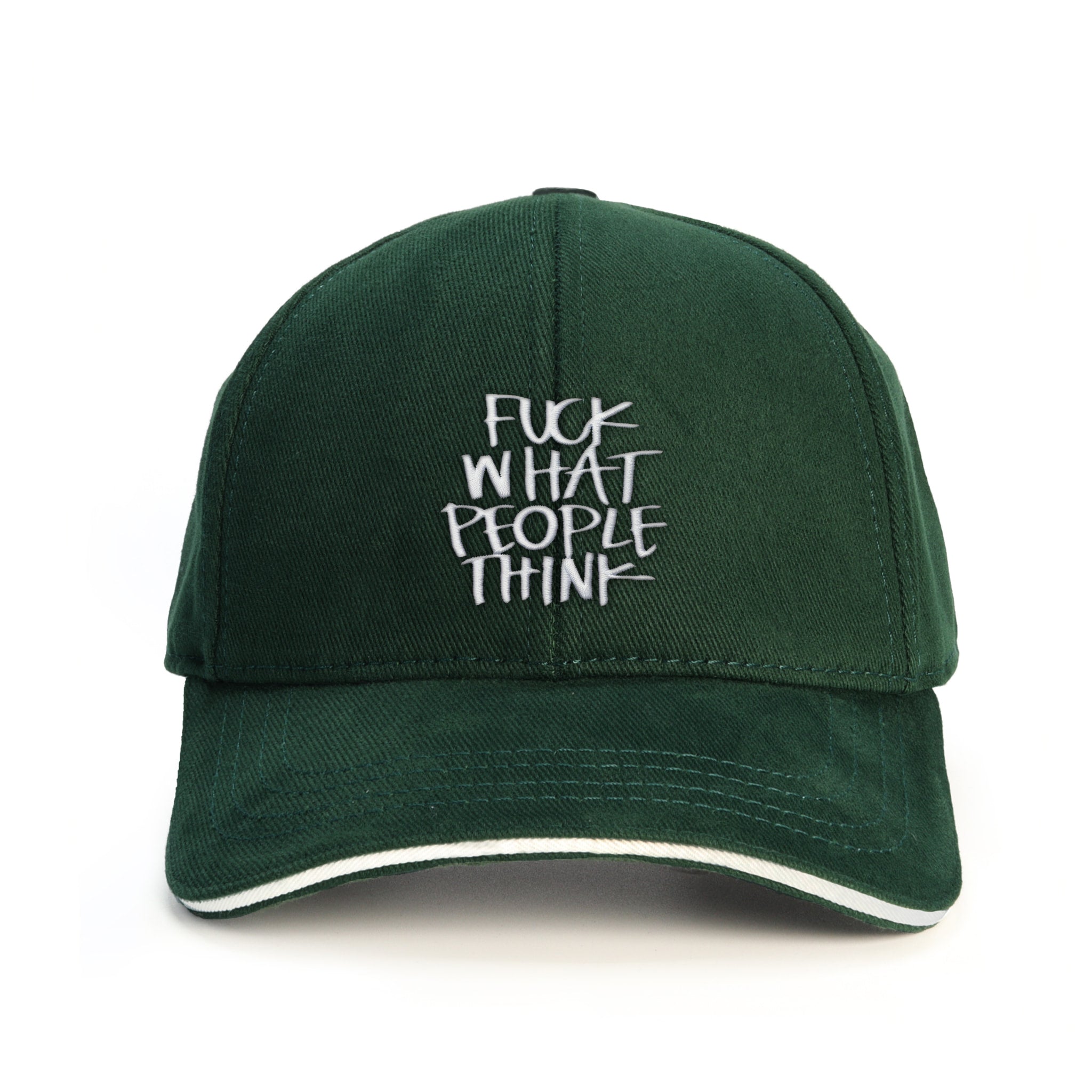 Fuck What People Think Baseball Şapka - yeşil