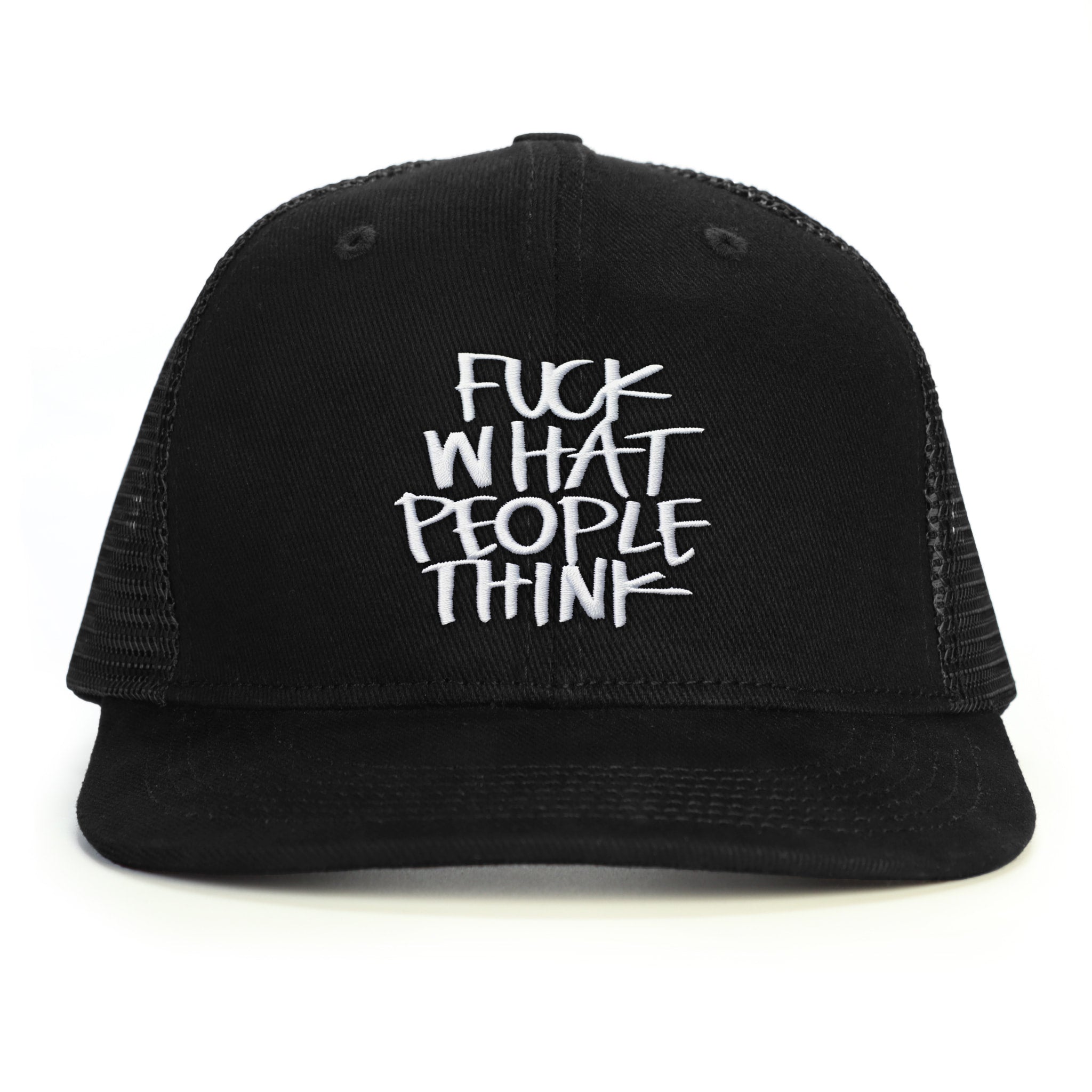 Fuck What People Think Snapback Şapka - siyah