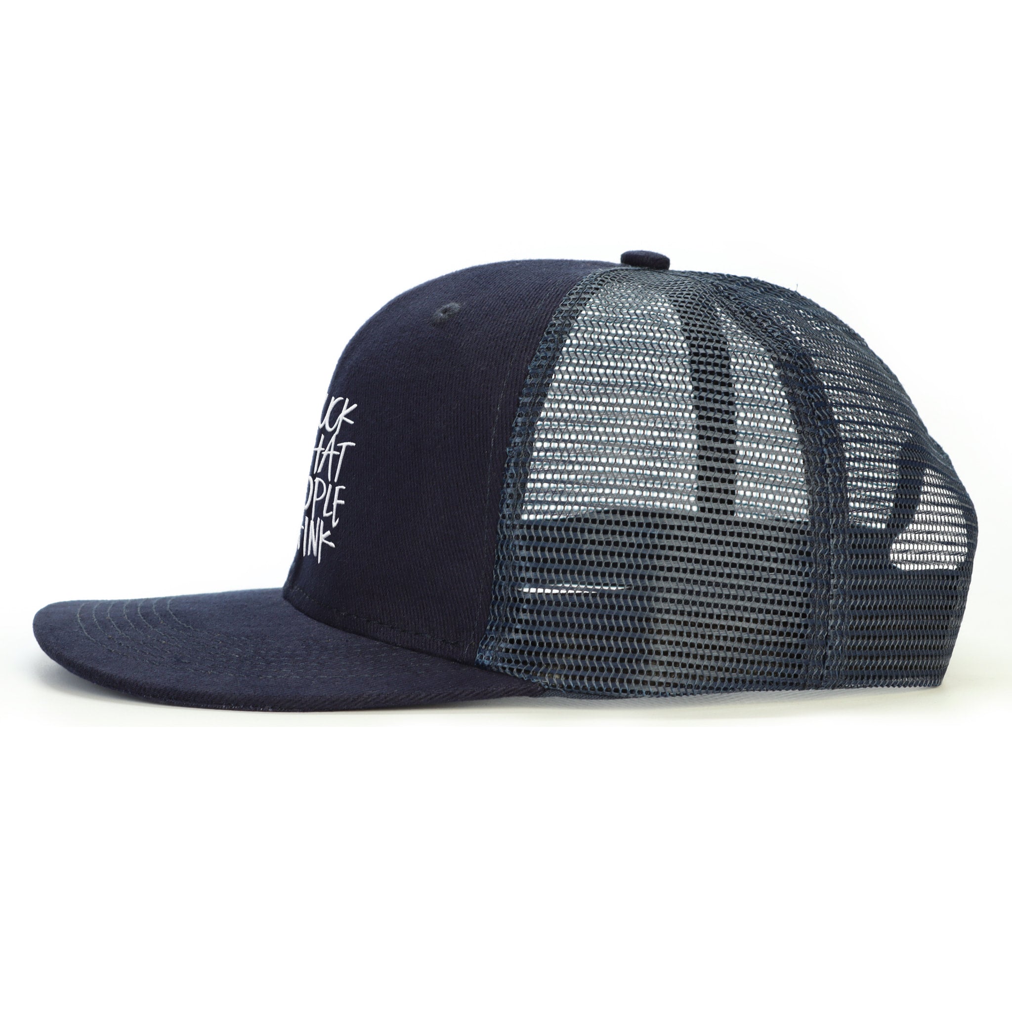 Fuck What People Think Snapback Şapka - lacivert