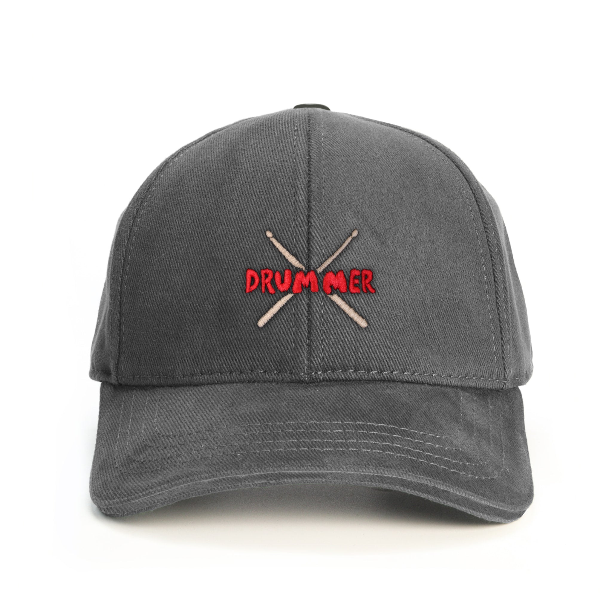 Baterist Drummer Stick Baseball Şapka - gri