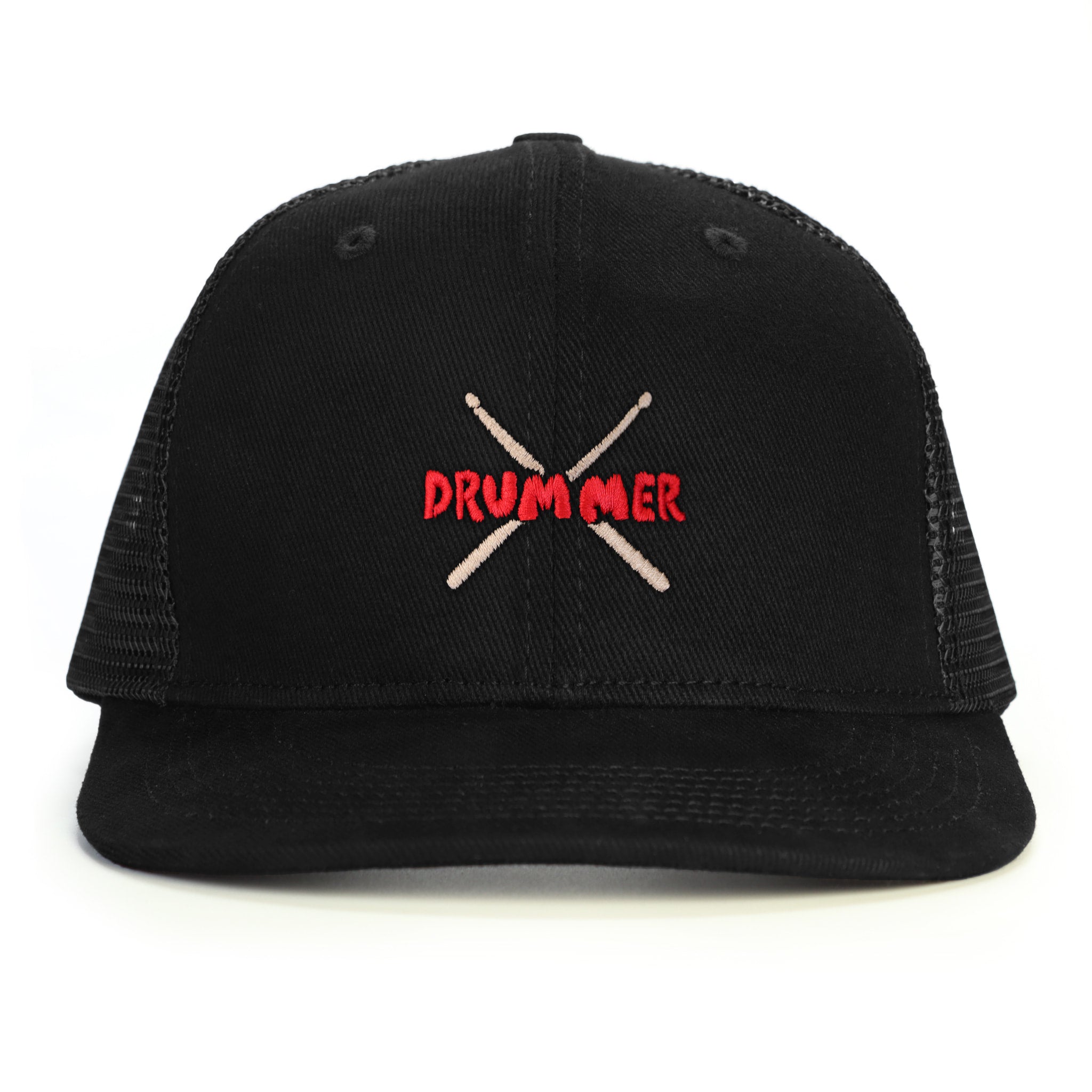 Baterist Drummer Stick Snapback Şapka - siyah