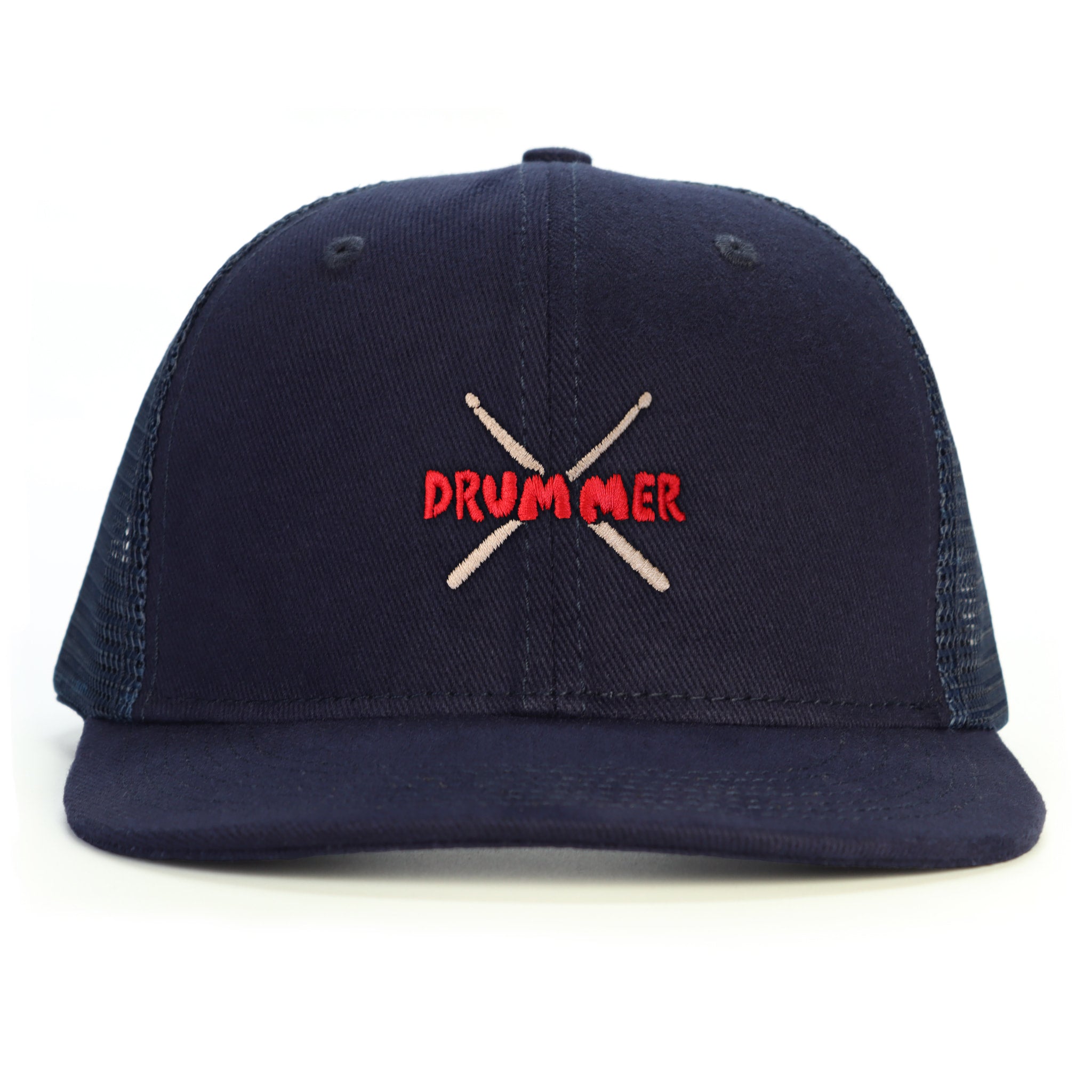 Baterist Drummer Stick Snapback Şapka - lacivert