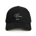 Minimal Gitarist Baseball Şapka - siyah