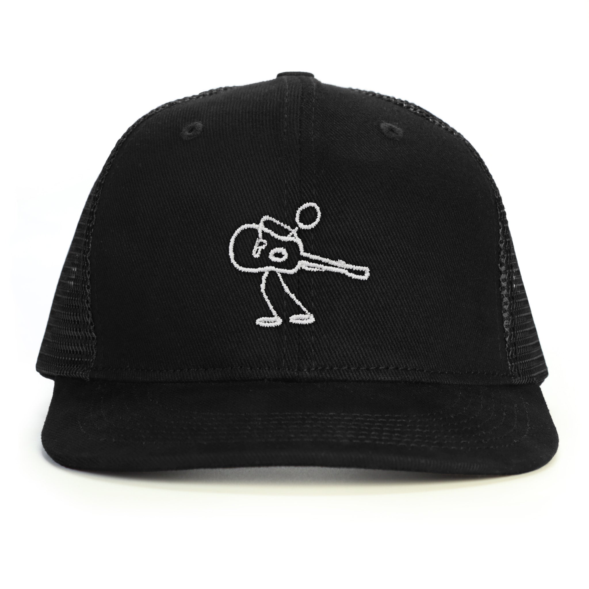 Minimal Gitarist Snapback Şapka - siyah
