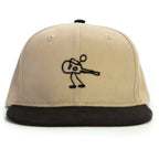 Minimal Gitarist Snapback Şapka - bej