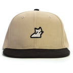 Masum Kedi Snapback Şapka - bej