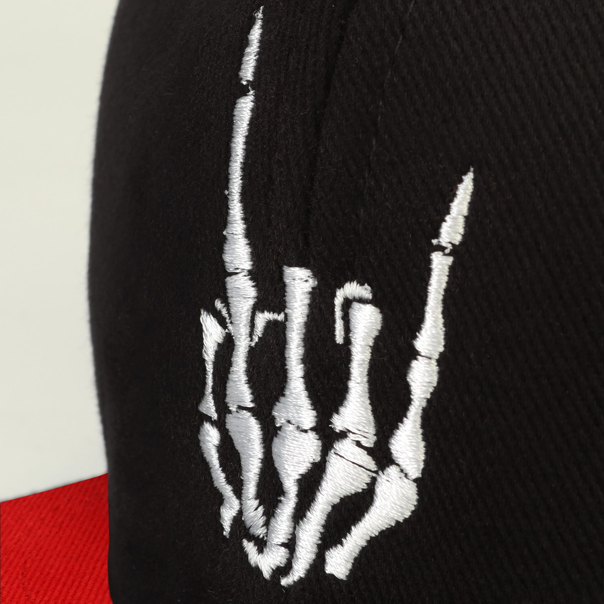 Rock Hell Yeah Snapback Şapka - kırmızı