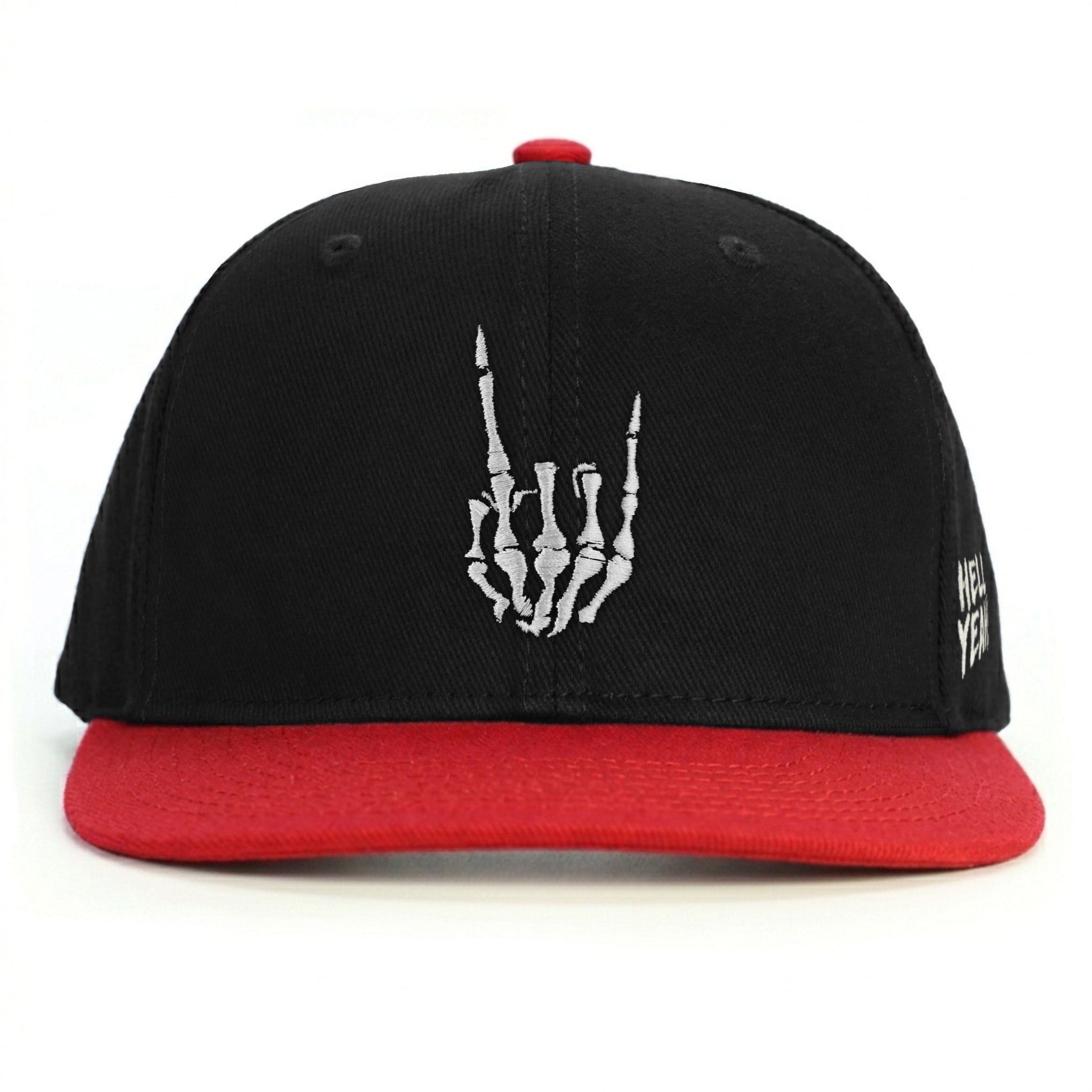 Rock Hell Yeah Snapback Şapka - kırmızı
