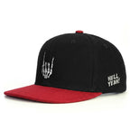 Rock Hell Yeah Snapback Şapka - kırmızı