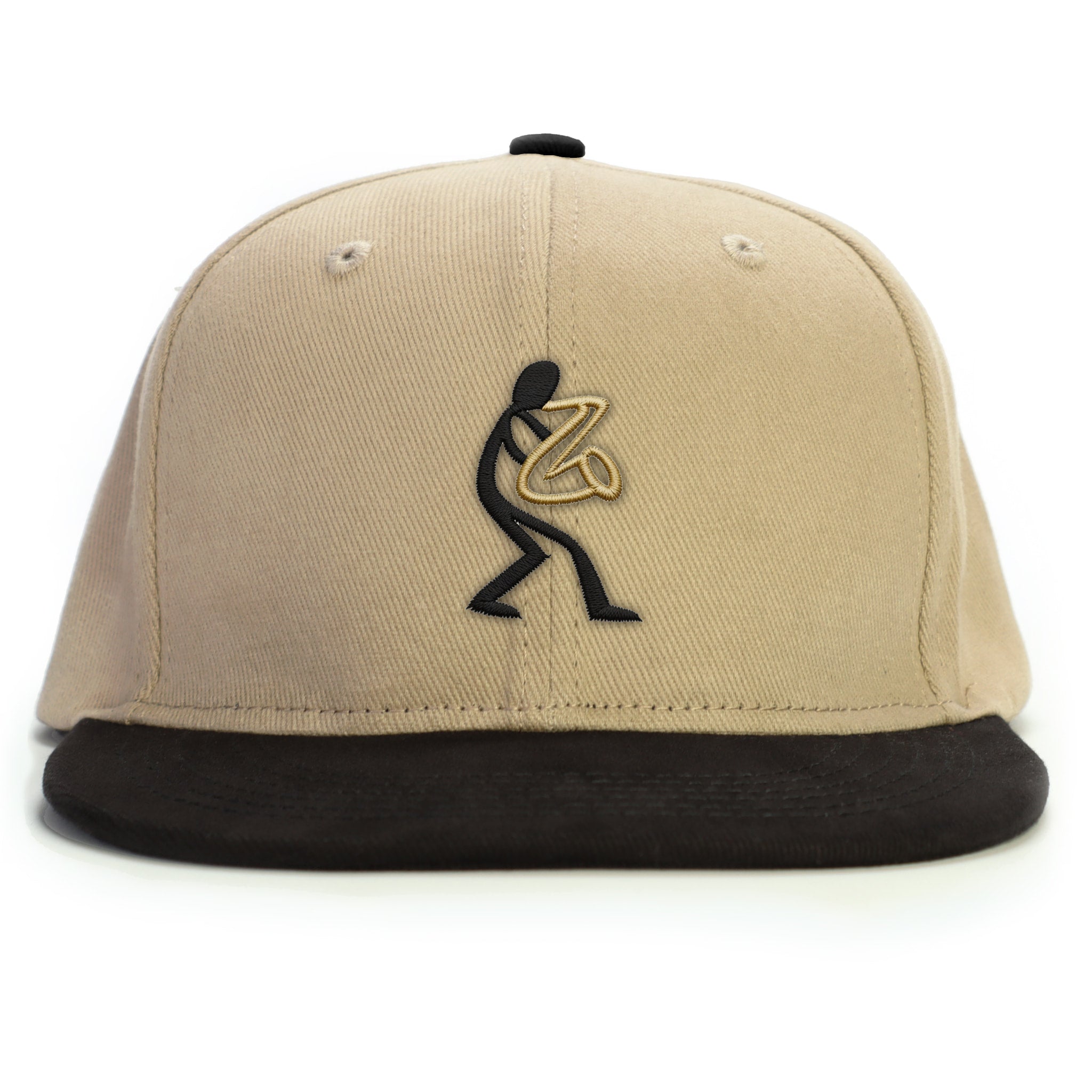 Müzisyen Saksafon Snapback Şapka - bej