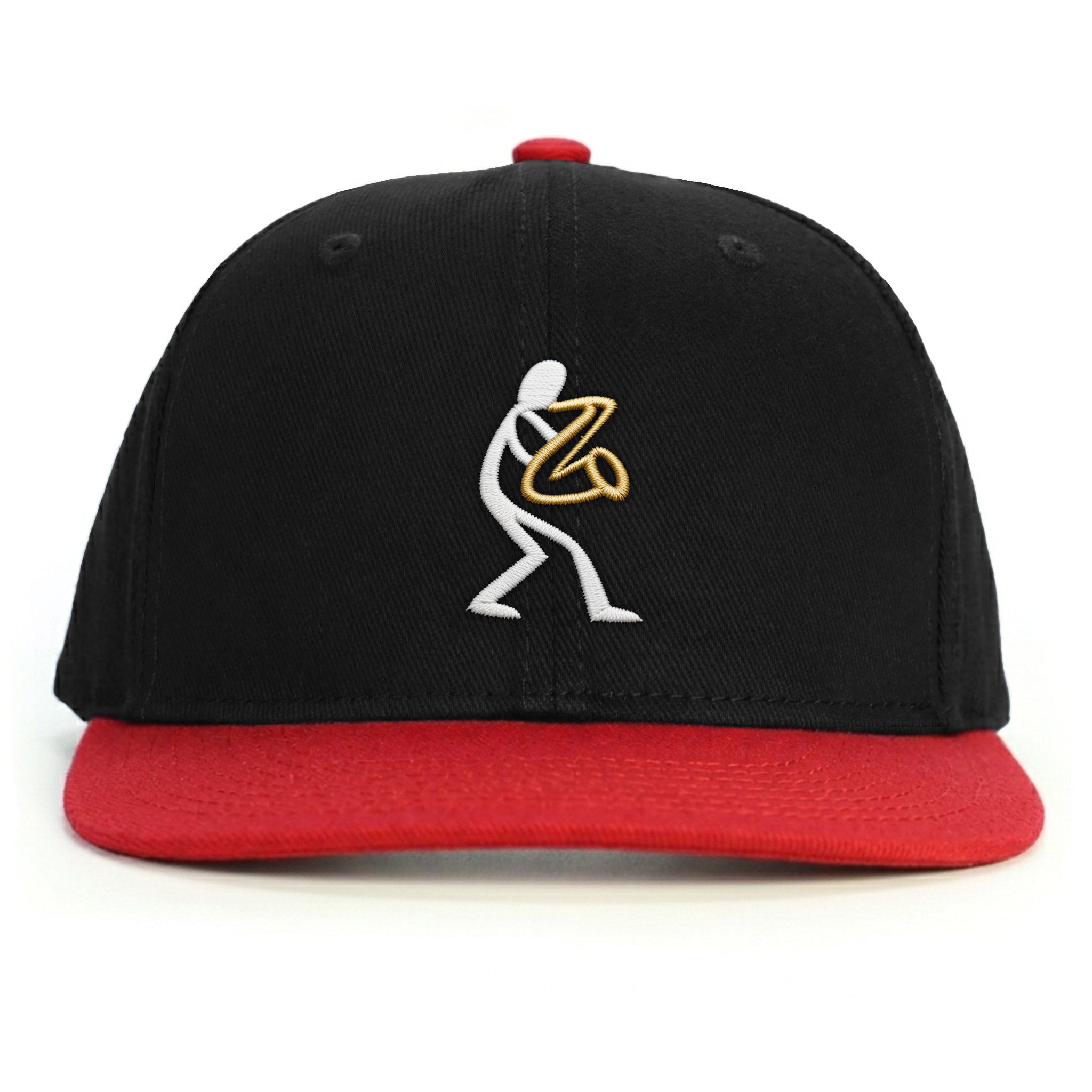 Müzisyen Saksafon Snapback Şapka - kırmızı