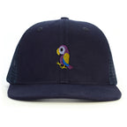 Sevimli Cennet Papağanı Snapback Şapka - lacivert