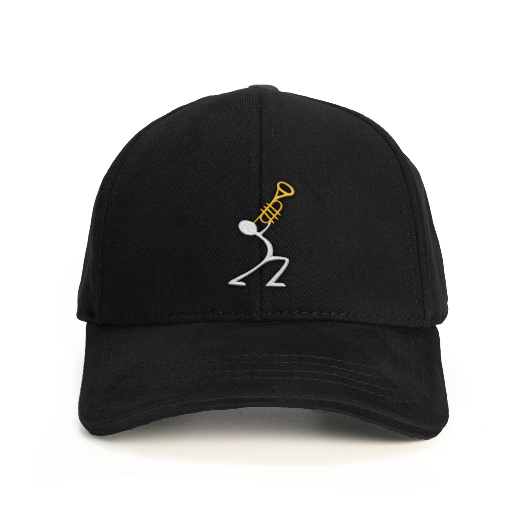 Müzisyen Trompet Baseball Şapka - siyah