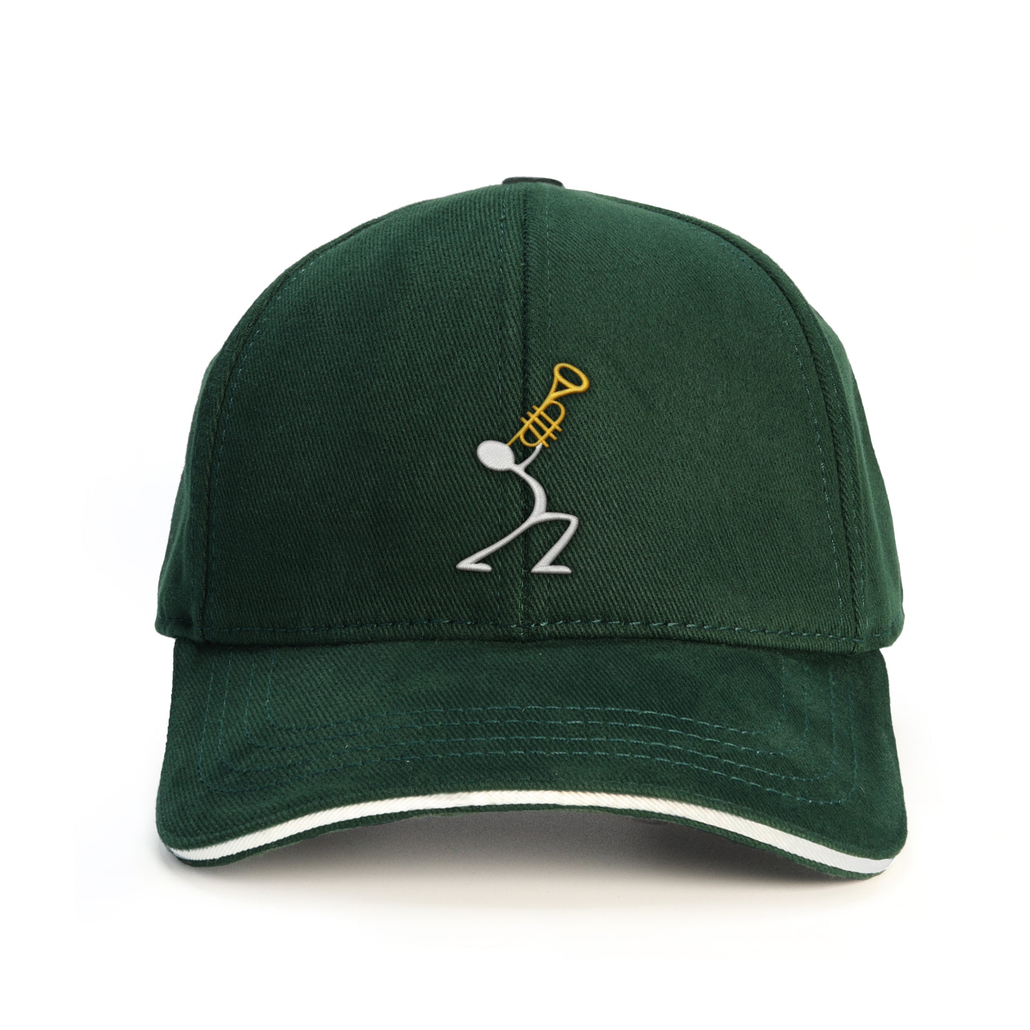 Müzisyen Trompet Baseball Şapka - yeşil