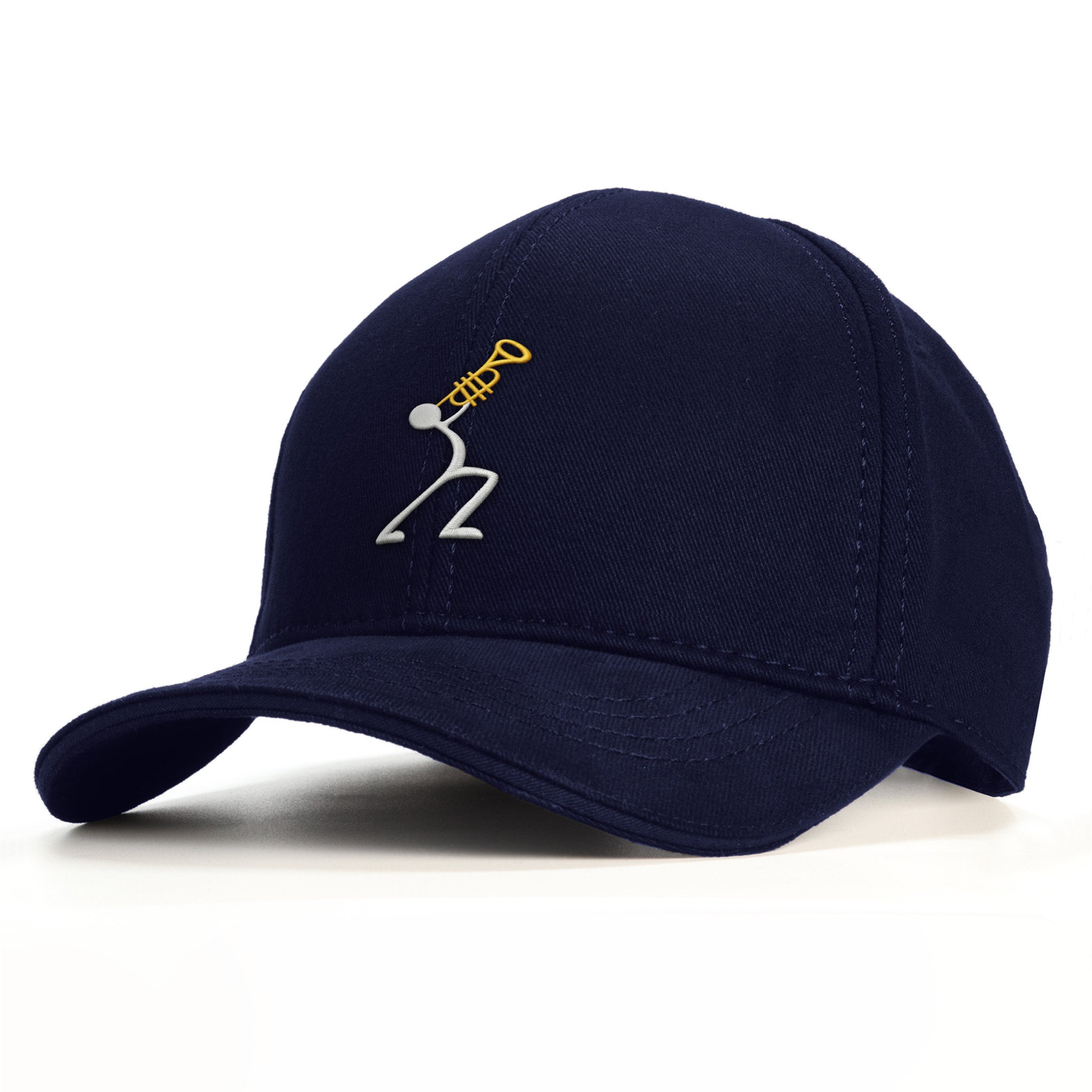 Müzisyen Trompet Baseball Şapka - lacivert