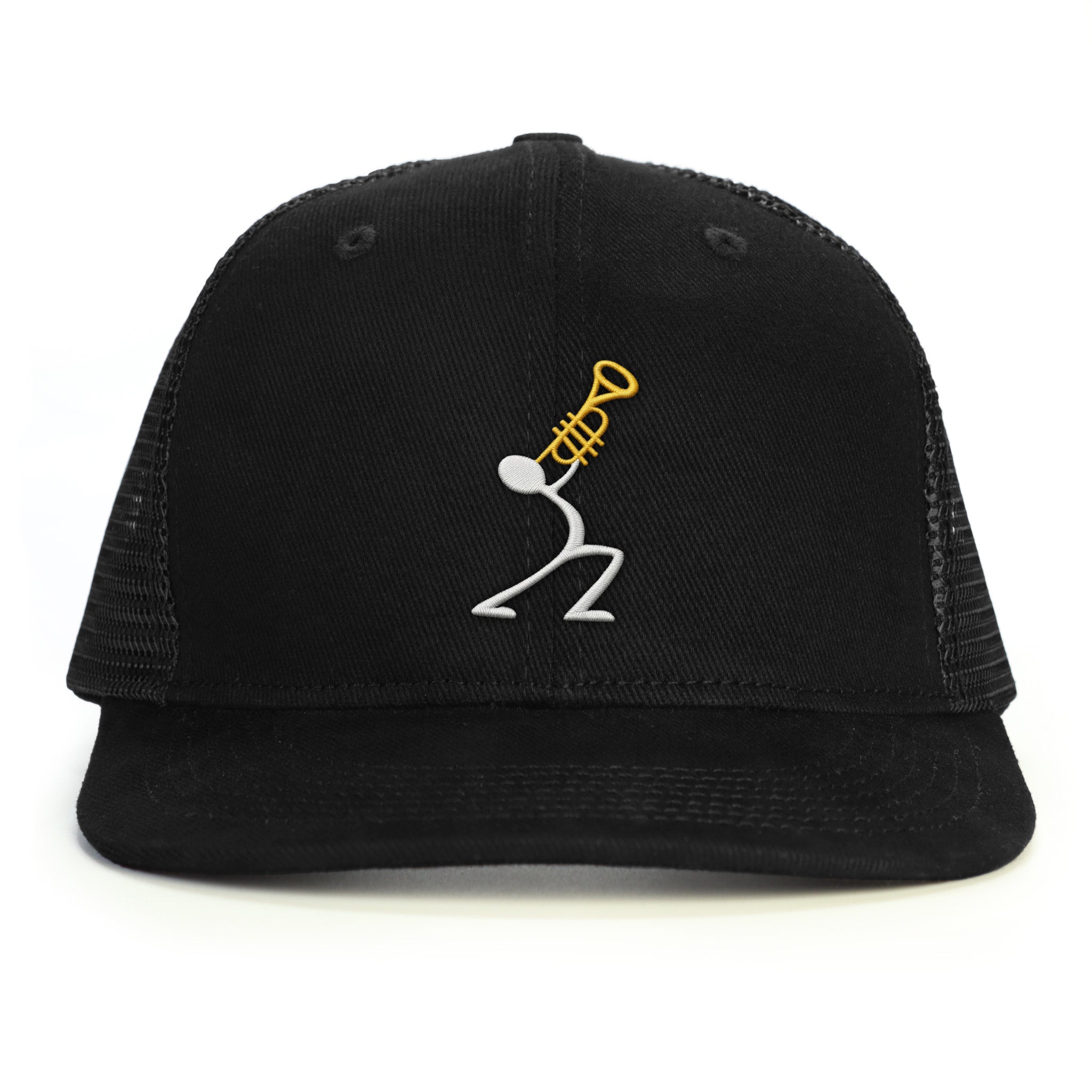 Müzisyen Trompet Snapback Şapka - siyah