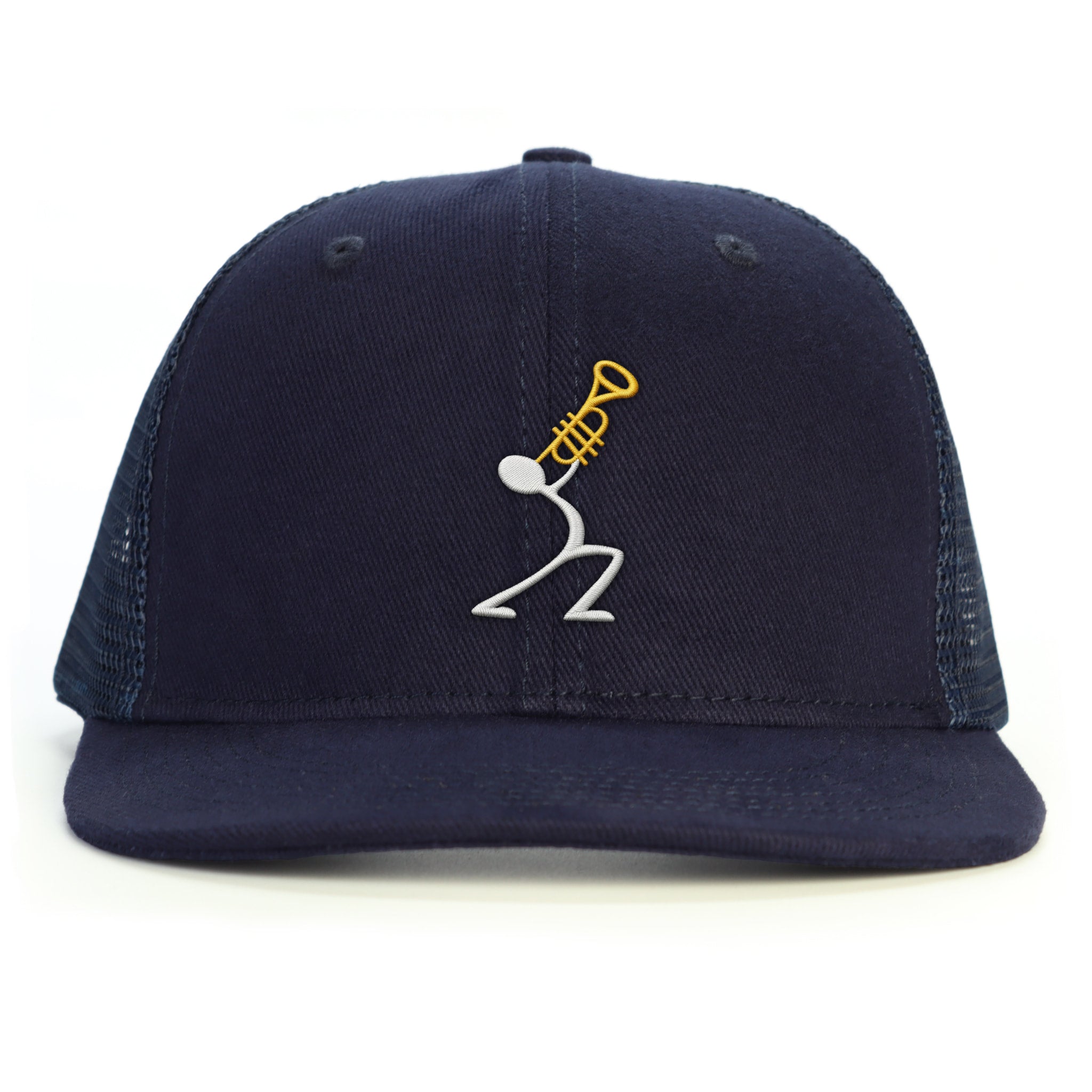 Müzisyen Trompet Snapback Şapka - lacivert