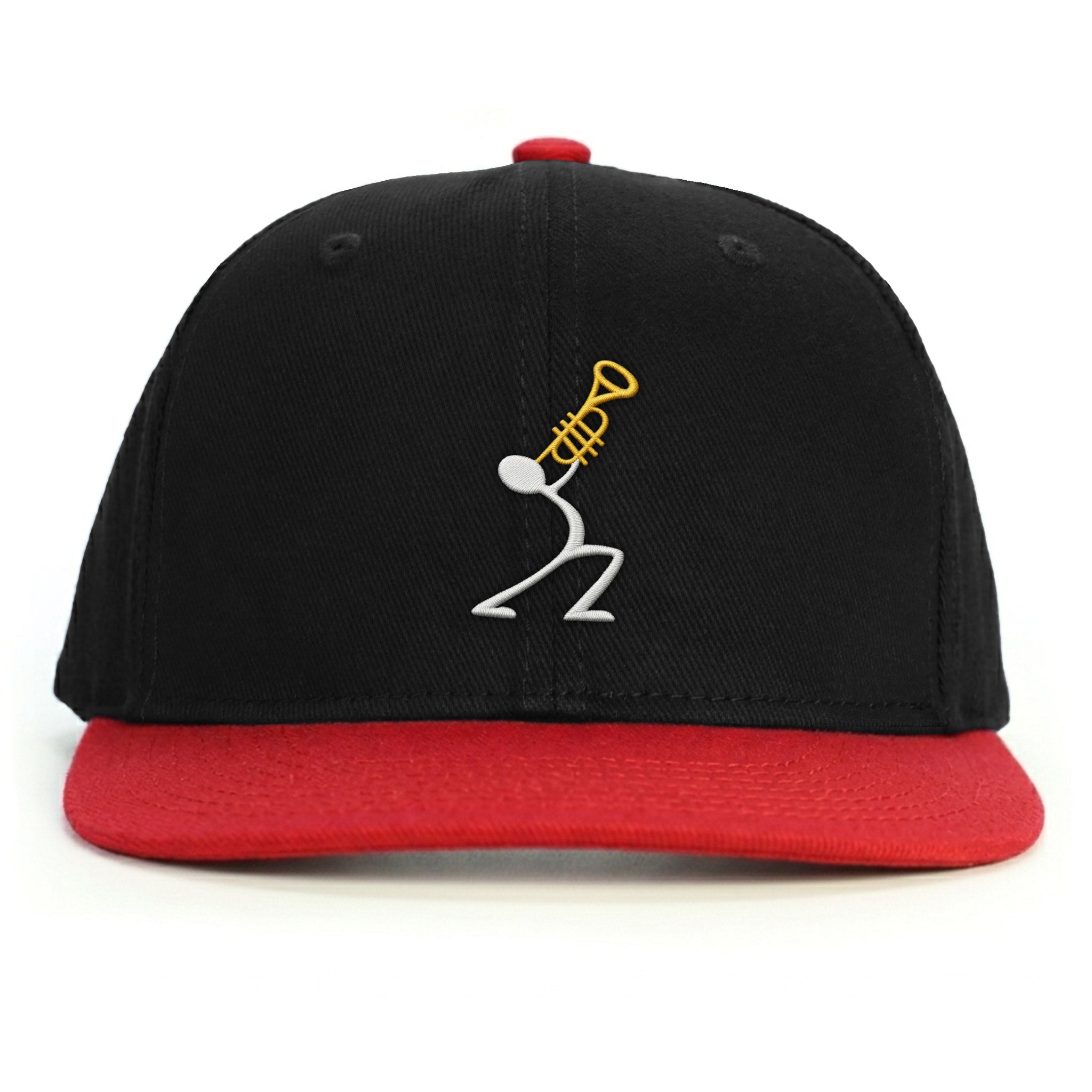 Müzisyen Trompet Snapback Şapka - kırmızı