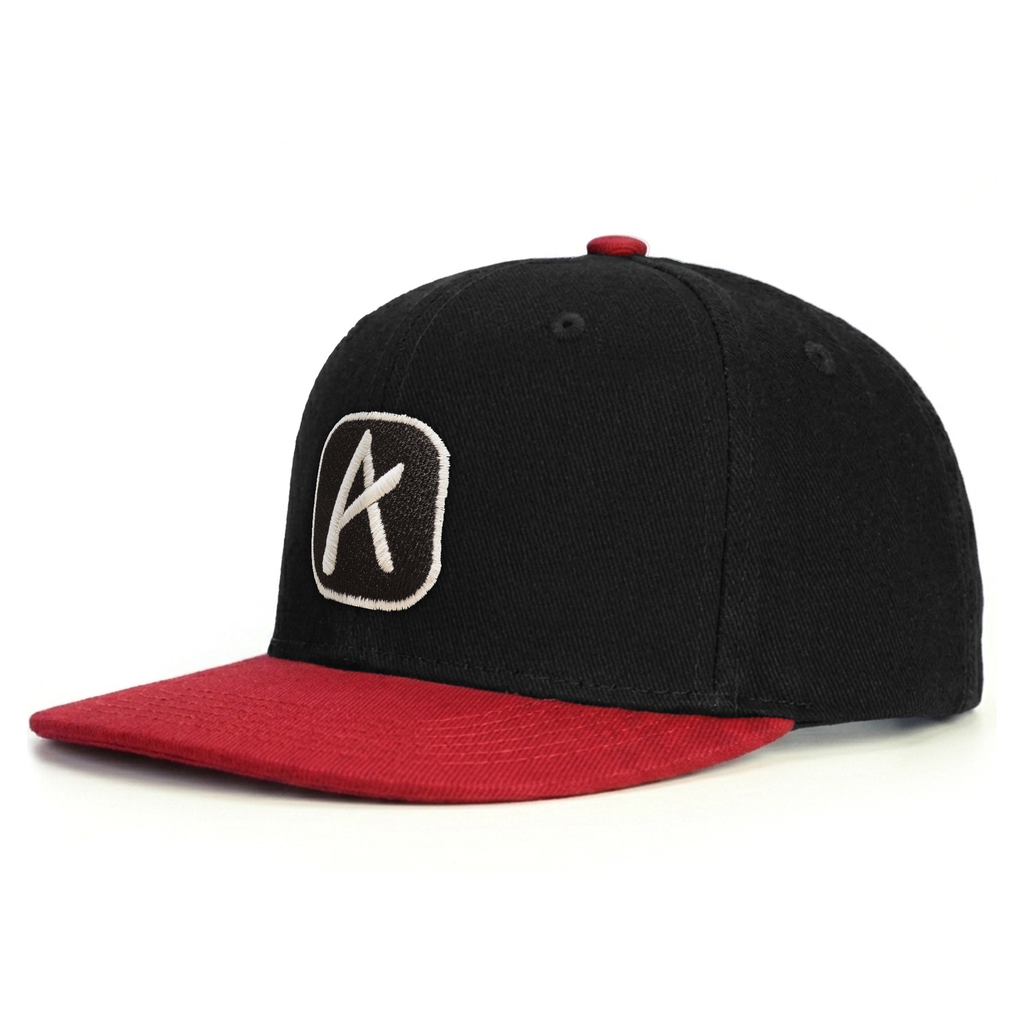 A Patch Snapback Şapka - kırmızı